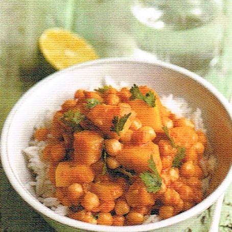 Karibische Tamarinden-Kichererbsen