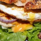 Hähnchen-Ei-Burger - Schritt 2