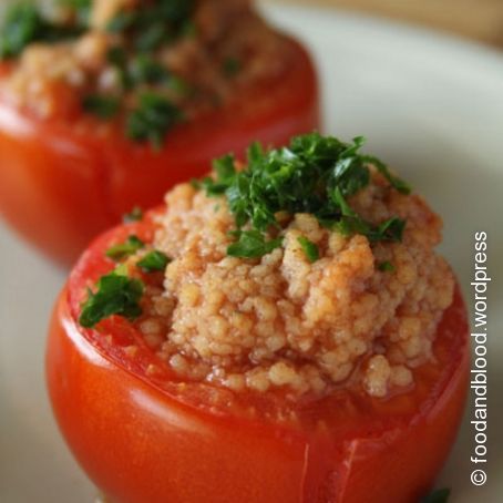 Gegrillte Couscous-Tomaten