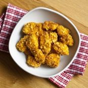 Gebackene Hähnchen Nuggets