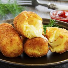 Köstlich gefüllte KROKETTEN mit zart schmelzendem MOZZARELLA - als Beilage oder Snack!