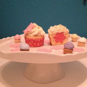 Mandel-Stern-Cupcakes mit weisser Schokoladenganache - Schritt 7