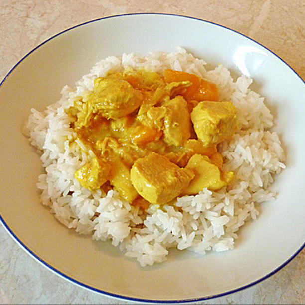 Fruchtiges Hähnchencurry (3.4/5)