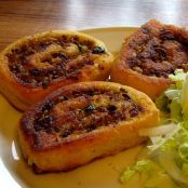 Kartoffelschnecken mit Karottensalat