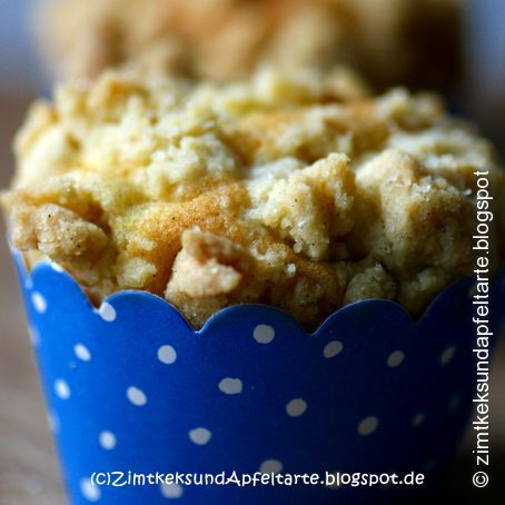 Rhabarber-Muffins mit Streuseln