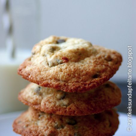 Chocolate Chip Cookies mit Oreo-Keksen