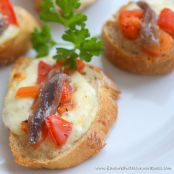 Bruschetta mit Sardellen