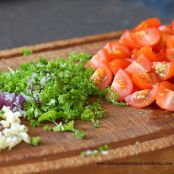 Spaghetti mit Garnelen - Schritt 1