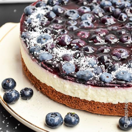 Heidelbeer-Kokos-Torte