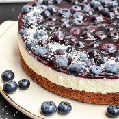 Heidelbeer-Kokos-Torte