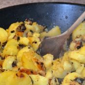 Gröstl mit Kartoffeln und Steinpilzen - Schritt 1