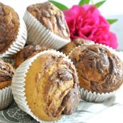 Bananen Nutella Swirl Muffins