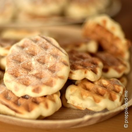 Dinkel-Waffelkekse, schnell, einfach und lecker!