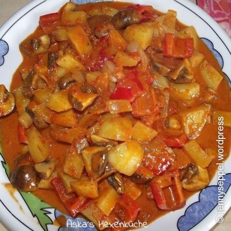 Kartoffelgulasch, ungarisch