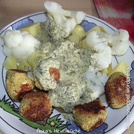 Senf-Soße mit Dill und Kokosmilch