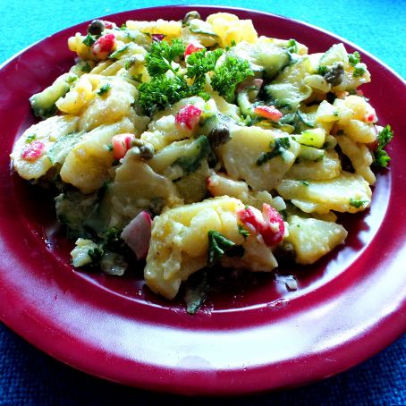 Kartoffelsalat  mit Essig-Öl-Dressing