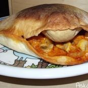 Gemüse nach Art Pizza Calzone