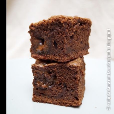 Brownies mit dulce de leche