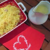 Erdbeere-Rhabarber-Crumble