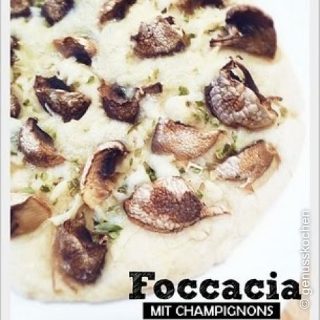 Pilz-Focaccia