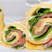 Wraps aus Pfannkuchen - Schritt 2