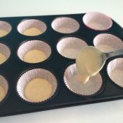 Mandel-Stern-Cupcakes mit weisser Schokoladenganache - Schritt 4