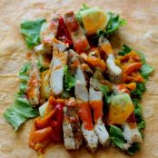 Buffalo Hähnchen Salat Wraps - Schritt 3