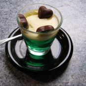 Götterspeise trifft Vanillepudding