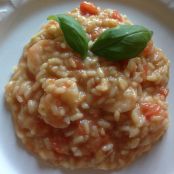 Tomaten-Garnelen-Risotto