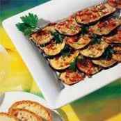 gebratener Auberginensalat