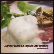 Gegrillter Lachs mit Limette und Joghurtdressing - Schritt 4