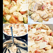 Gnocchi mit Käse-Paprikasauce - Schritt 1