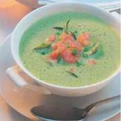 grüne Krabbensuppe
