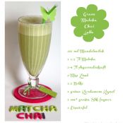 Green Matcha Chai Latte #vegan