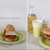 Tomaten-Hähnchen-Sandwich