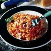 herzhafte Fusilli mit Speck