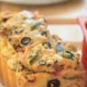 Herzhafter Olivenkuchen