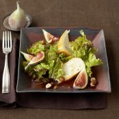 Herbstsalat mit Chaumes und Feigen