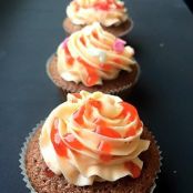 Vegane Erdbeer - Schokoladen Cupcakes - Schritt 4