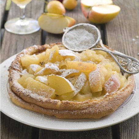 Dutch Baby Pancake mit Apfel