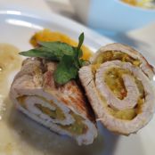 Roulade mit Obst-Salsa