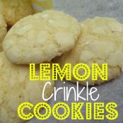 Lemon Crinkle Cookies