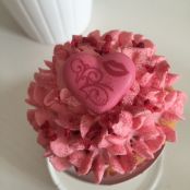 Beeren Zauber Cupcake