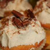 Herbstliche Apfel - Zimt Cupcakes mit Grand-Manier und Apfel - Zimt - Frosting