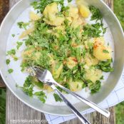 Kartoffelsalat mit Tahini