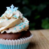 Lebkuchen-Cupcakes mit pflaumiger Füllung und Zimt-Mascarpone-Creme - Schritt 7