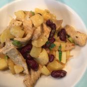 Kartoffelpfanne mit Schweinefleisch