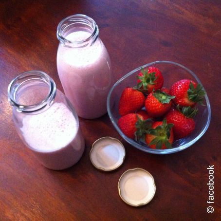 Erdbeer-Vanille-Smoothie