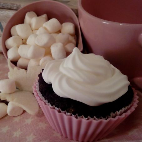 Chocolate & Marshmallow Cupcake