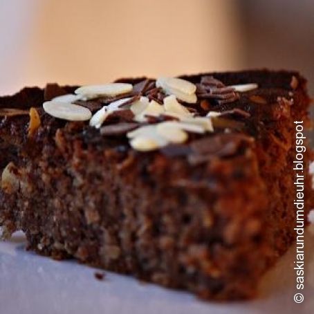 Schokoladenkuchen mit Mandeln